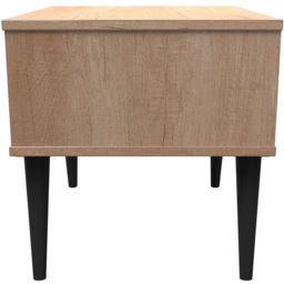 Crowndale Hong Kong Single Drawer Nebraska Oak Side Table Ready Assembled - thumbnail 4