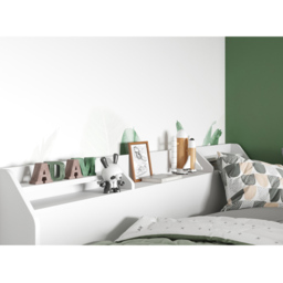 Flair Stepaside White Wooden High Sleeper - thumbnail 3