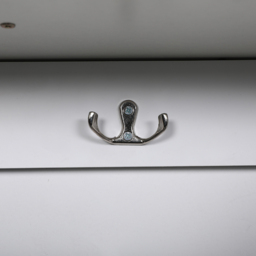 Home Source White Polar Coat Hook Storage Shelf - thumbnail 3