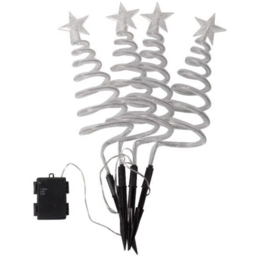 Marco Paul Spiral Tree Stake LED Christmas Decoration 50cm 4 Pack - thumbnail 2