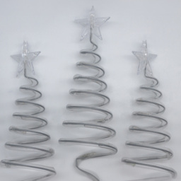 Marco Paul Spiral Tree Stake LED Christmas Decoration 50cm 4 Pack - thumbnail 3