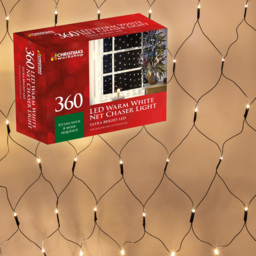 The Christmas Workshop 360 Warm White LED Net String Light - thumbnail 3