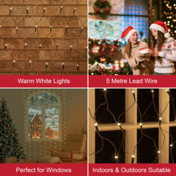The Christmas Workshop 360 Warm White LED Net String Light - thumbnail 4
