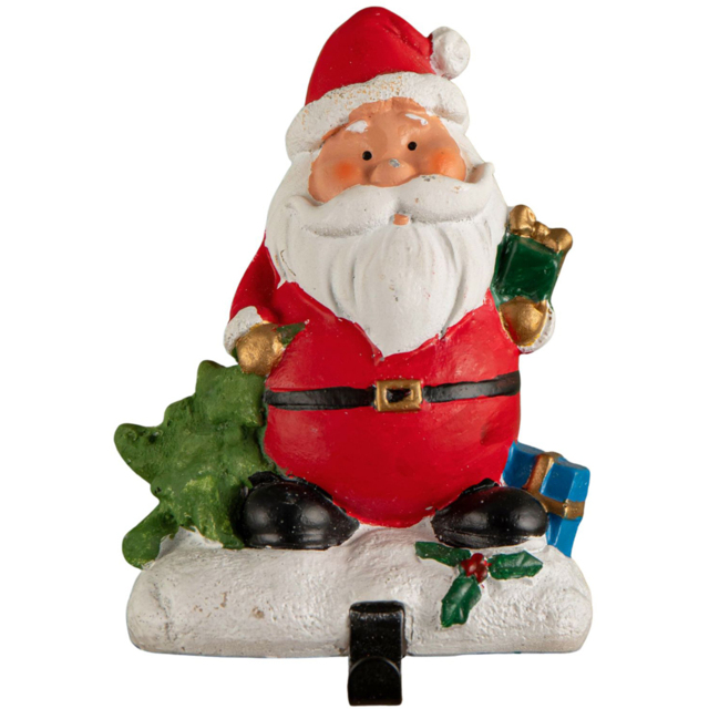 Premier Santa Design Stocking Hanger Christmas Decoration 13cm - image 1