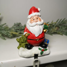 Premier Santa Design Stocking Hanger Christmas Decoration 13cm - thumbnail 3