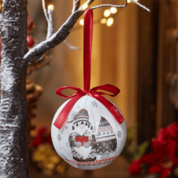Samuel Alexander Traditional Vintage Gonk Bauble 14 Pack - thumbnail 2
