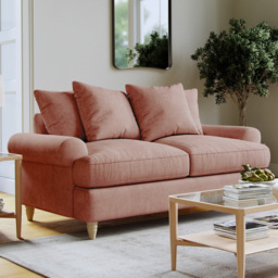 Clara Faro 11 Pink 2 Seater Medium Agmamito Sofa
