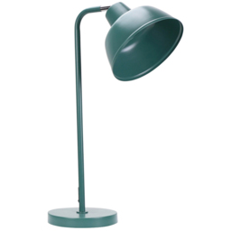 ValueLights Morris Teal Retro Dome LED Table Lamp