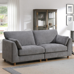 Bushwick Stone 3 Seater Sofa - thumbnail 4