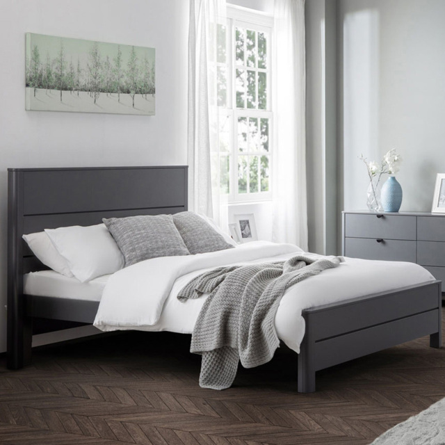 Julian Bowen Chloe King Size Storm Grey Bed - image 1