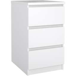 Florence Naia White High Gloss 3 Piece Bedroom Furniture Set - thumbnail 3