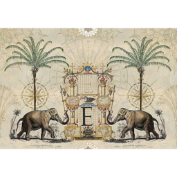 A.S Creation Nostalgic Elefant Digital Mural - thumbnail 2