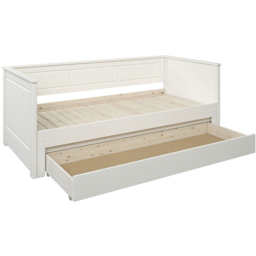 Noomi Erika Single Continental White Extending Guest Bed with Underbed Drawer - thumbnail 3