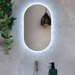 Houston Ellipse LED Mirror 50 x 30cm - thumbnail 2