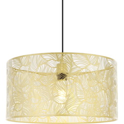 Tropical Leaf Champagne Gold Pendant Light