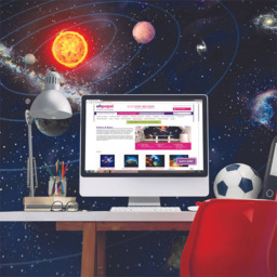 Origin Murals Solar System Multicolour Wall Mural - thumbnail 1