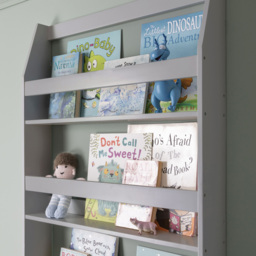 Noa and Nani Hakan Silk Grey 3 Shelf Wall Mounted Bookcase - thumbnail 3