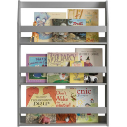 Noa and Nani Hakan Silk Grey 3 Shelf Wall Mounted Bookcase - thumbnail 2
