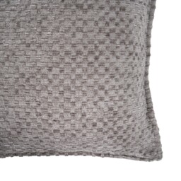 Pack of 2 Odette Chenille Cushion Covers Grey - thumbnail 3