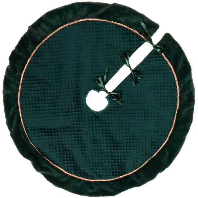 Emerald Green Christmas Tree Skirt