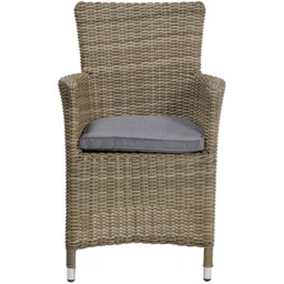 Royalcraft Wentworth Rattan 4 Seater Round Carver Dining Set - thumbnail 4
