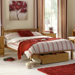 Julian Bowen Pickwick Double Solid Pine Bed