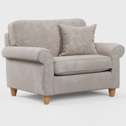 Sinatra Glory Beige Snuggle Chair - thumbnail 2