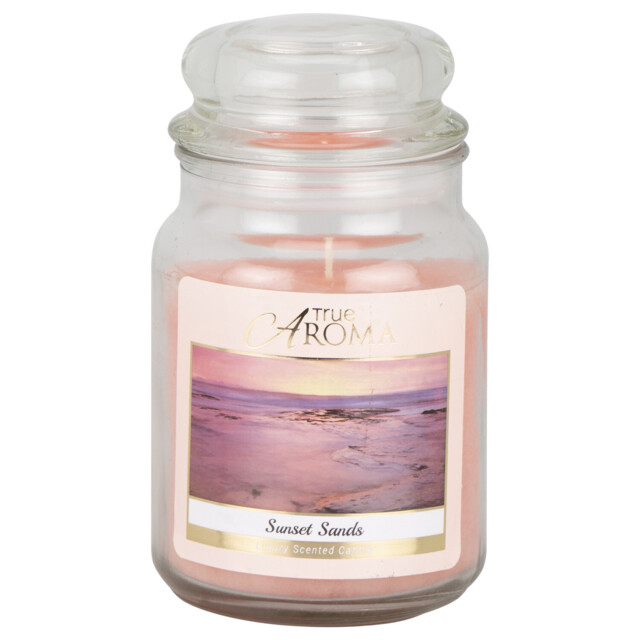 True Aroma Luxury Sunset Sands Scented Candle