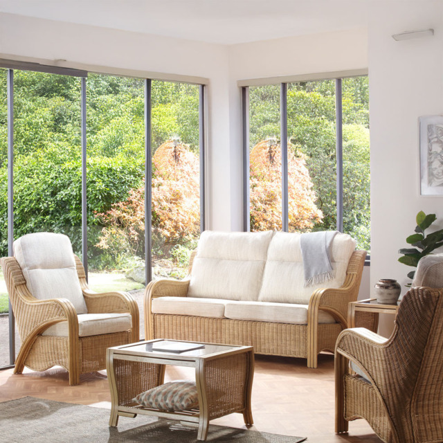 Desser Furniture Opera 5 Seater Jasper Light Oak Sofa Suite - image 1