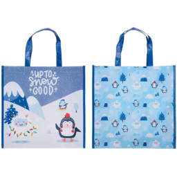 Single Angel Whispers Christmas Penguin Shopper Bag in Assorted styles - thumbnail 1