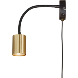 Nordlux Explore Flex Brass Wall Light