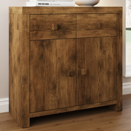 GFW Jakarta 2 Door 2 Drawer Mango Yellow Compact Sideboard