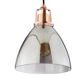 Decan Pendant - Smoke & Copper - thumbnail 4