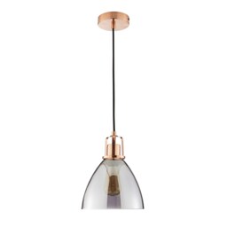 Decan Pendant - Smoke & Copper - thumbnail 3