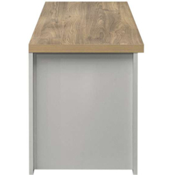 Highgate Single Door 2 Shelf Grey Oak Small TV Unit - thumbnail 4