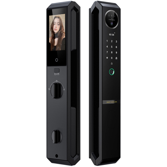 ENER-J 7-in-1 Aluminium Alloy Black Smart Door Lock - image 1