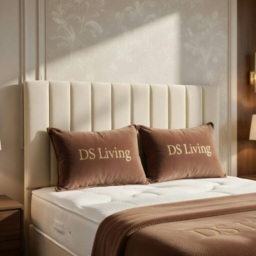 DS Living Aria Cream Super King Size Plush Ottoman Bed - thumbnail 3