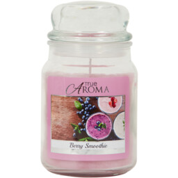 True Aroma Berry Smoothie Large Mason Jar Scented Candle