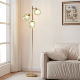 Pippa Gold 3 Light Floor Lamp - thumbnail 2