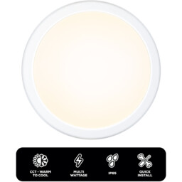 TCP IP65 TCP Bulkhead Light - White - thumbnail 2