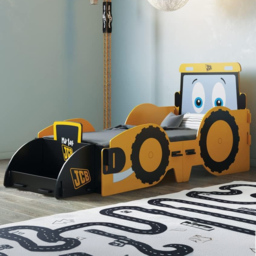 Kidsaw JCB Yellow and Black Junior Toddler Bed