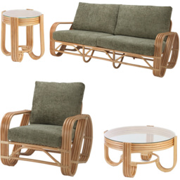 Desser Furniture Pretzel 4 Seater Jubilee Sage Sofa Suite - thumbnail 2