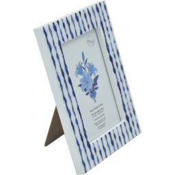 Navy Striped Photo Frame - thumbnail 2