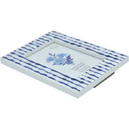 Navy Striped Photo Frame - thumbnail 3
