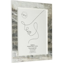Addison Marble Effect Grey Photo Frame 14 x 11 inch