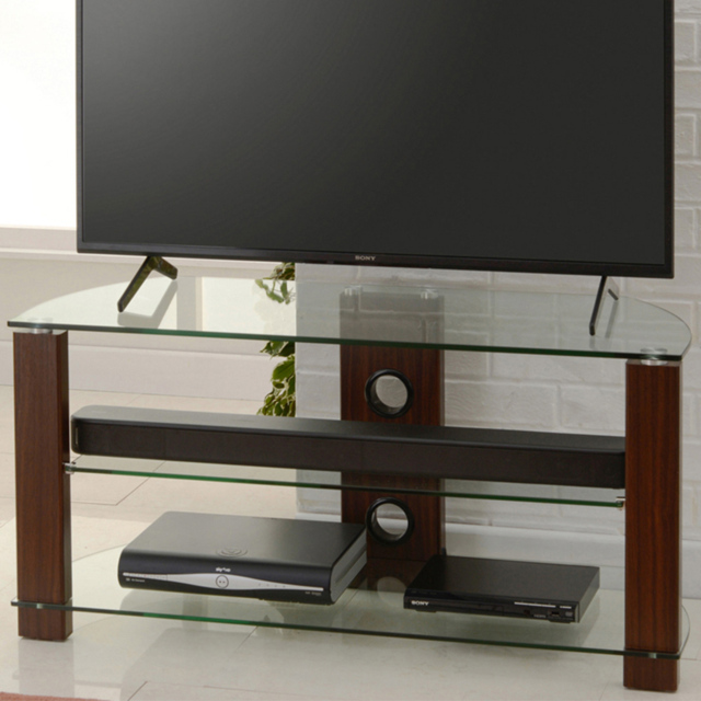 TTAP Vision 2 Shelf Walnut TV Stand 1050mm - image 1