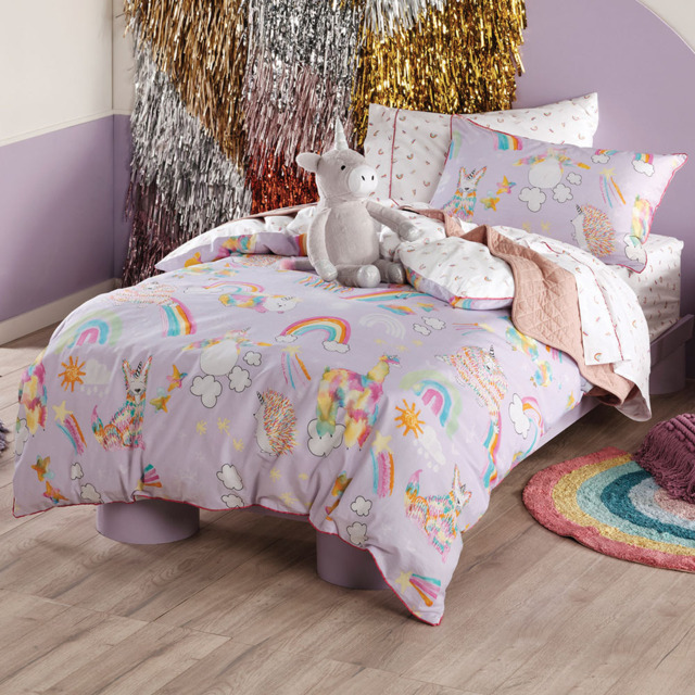 Linen House Kids Double Unicorniverse Duvet Cover Set - image 1