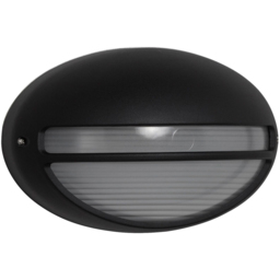 Lighting Collection IP44 Harbourline Black Outdoor Wall Light