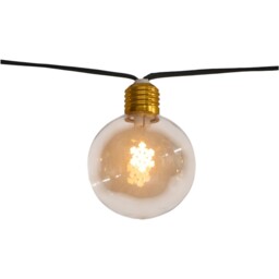 10 Warm White LED Clear Christmas Neon Bulb String Light 3.2m - thumbnail 4