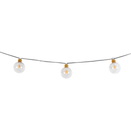 10 Warm White LED Clear Christmas Neon Bulb String Light 3.2m - thumbnail 2